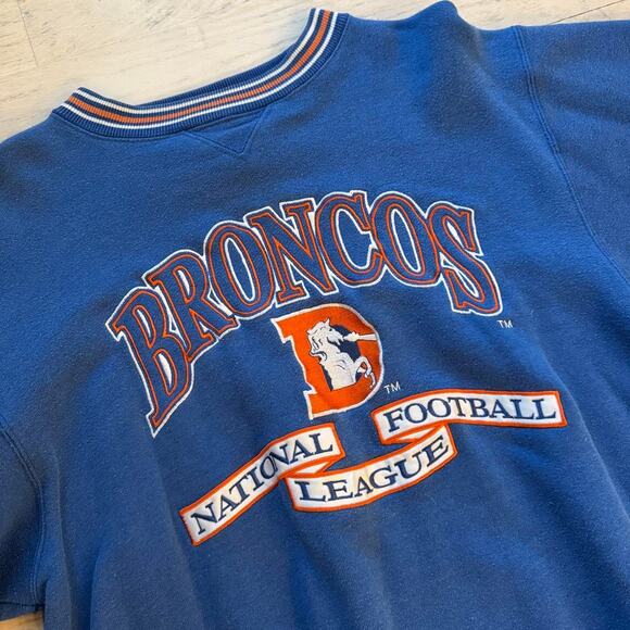 Rare blue vintage 90s broncos - Picture 2 of 5